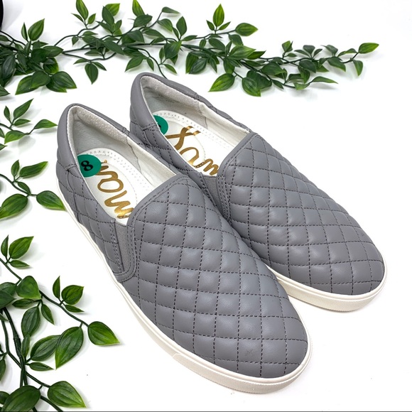 sam edelman quilted slip on sneakers